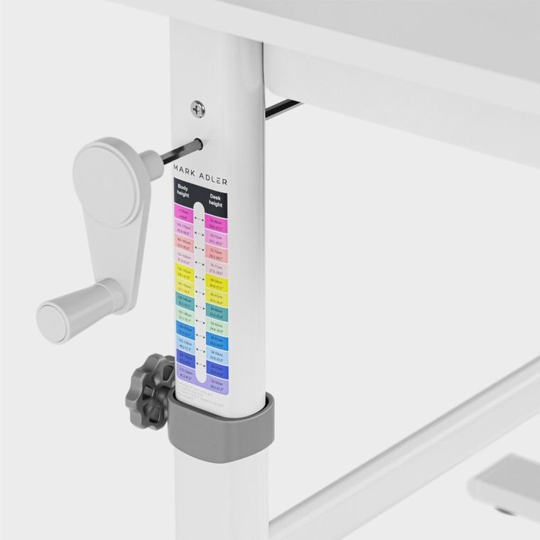Mark Adler, Study 5.0, ergonomiczne biurko dla dziecka, szary, 90 cm