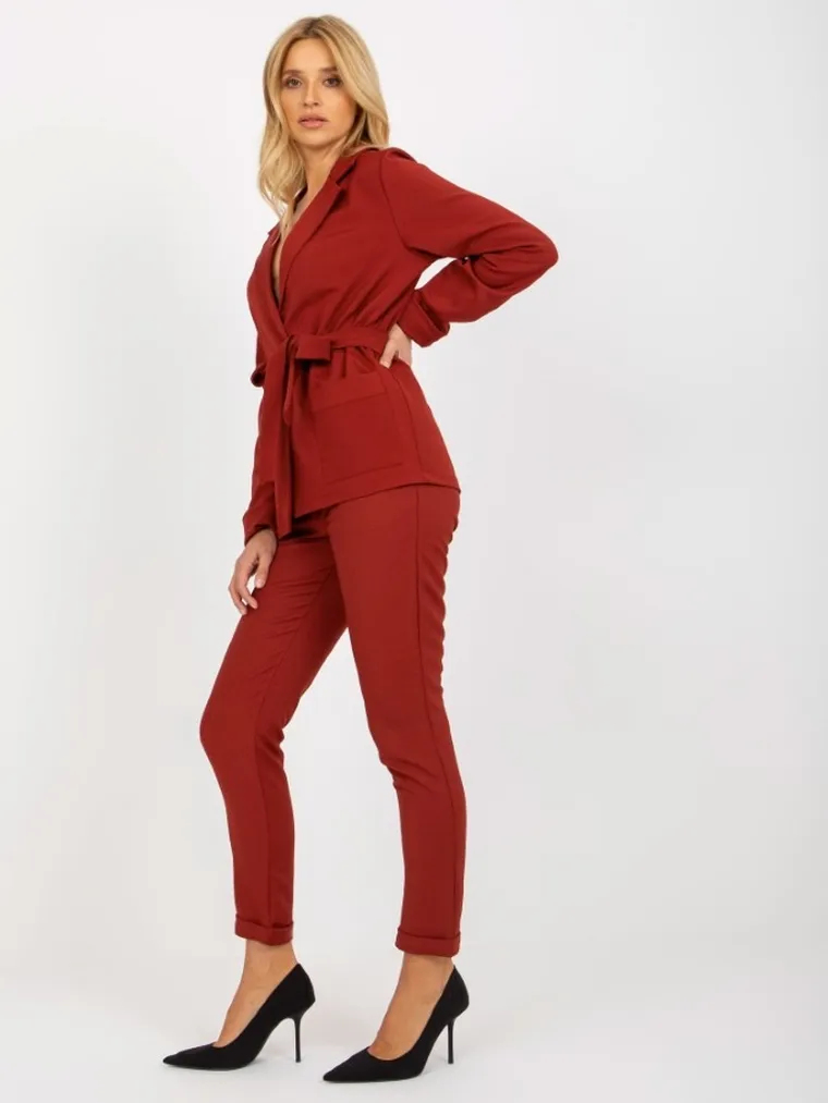 Marynarka damska, bordowa, Lakerta