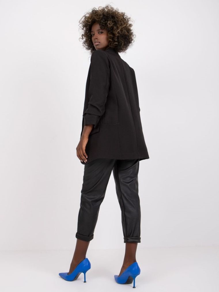 Marynarka damska, czarna, Italy Moda