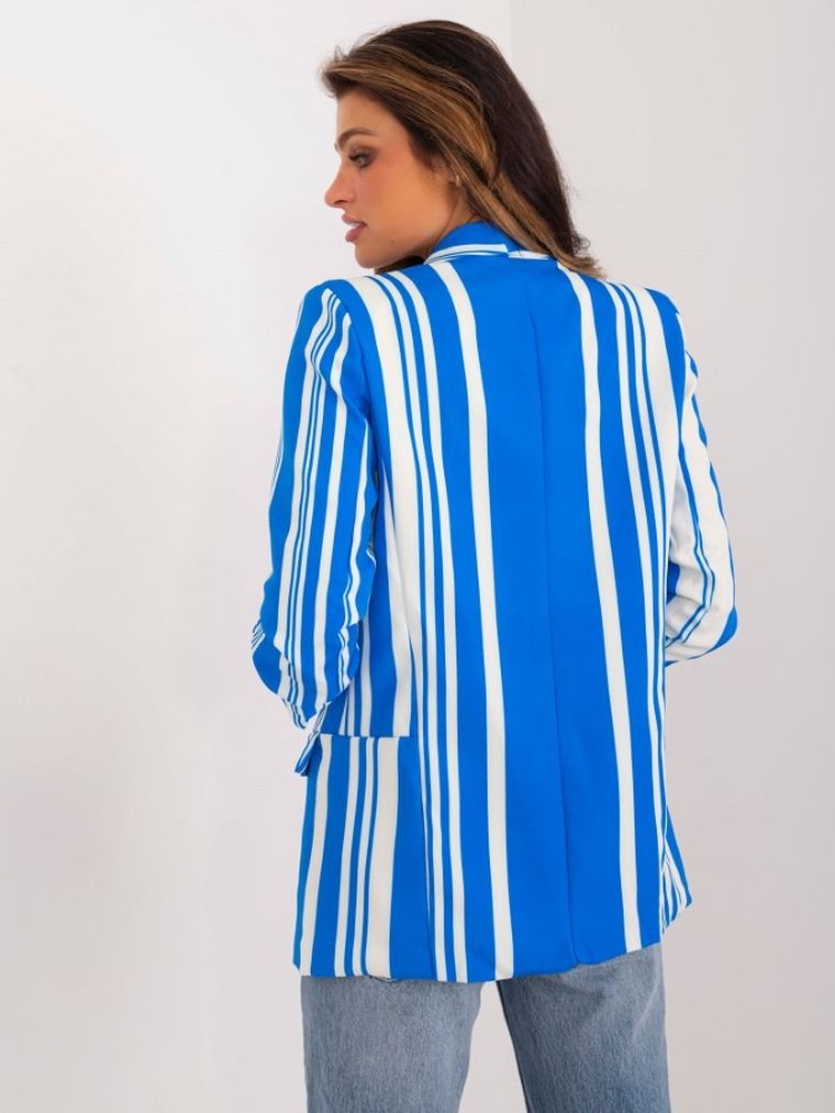 Marynarka damska, niebieska, Italy Moda