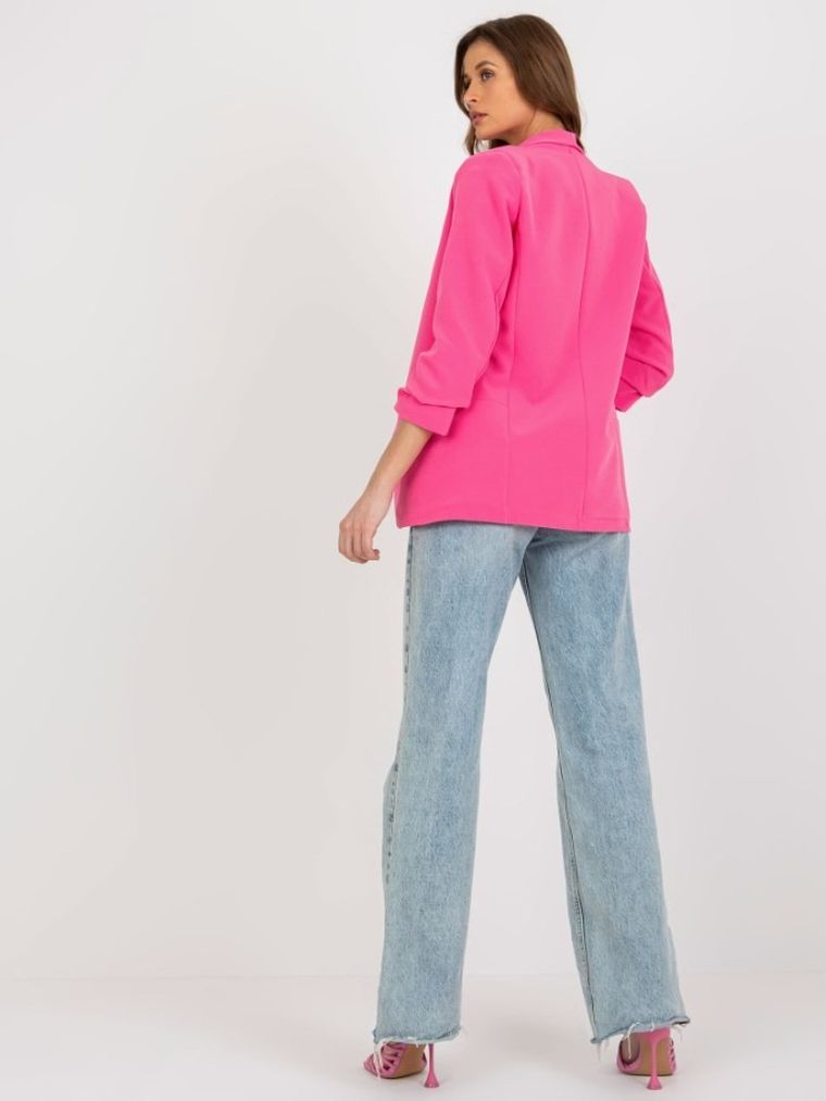 Marynarka damska, różowa, Italy Moda