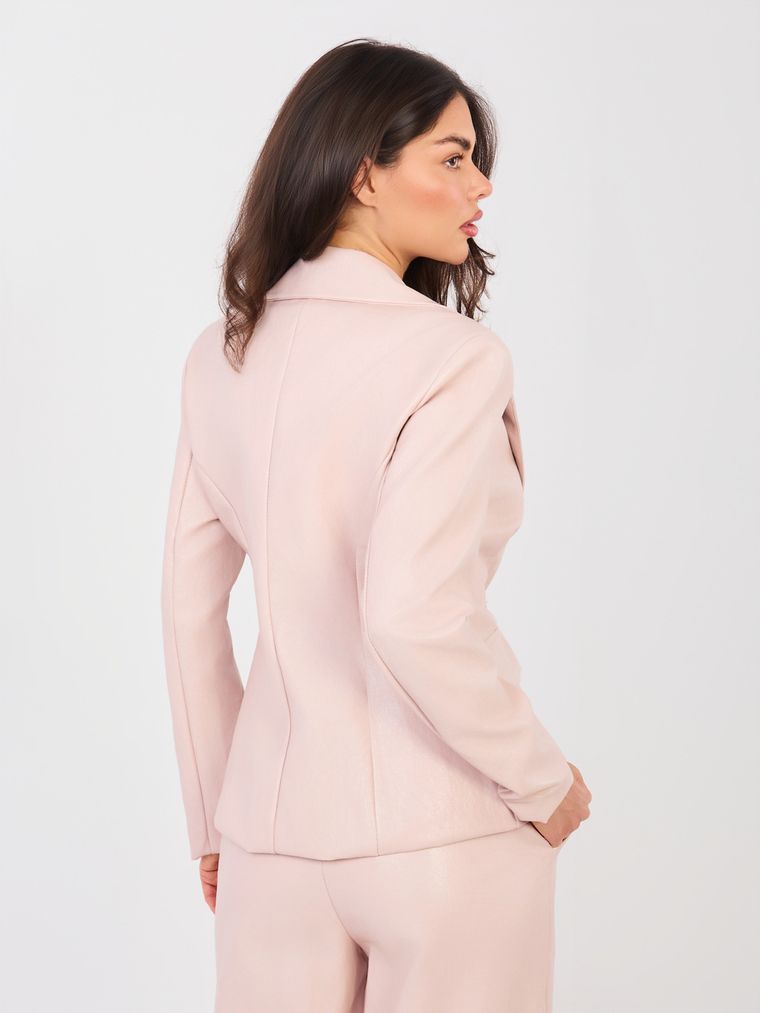 Marynarka damska, różowa, Italy Moda