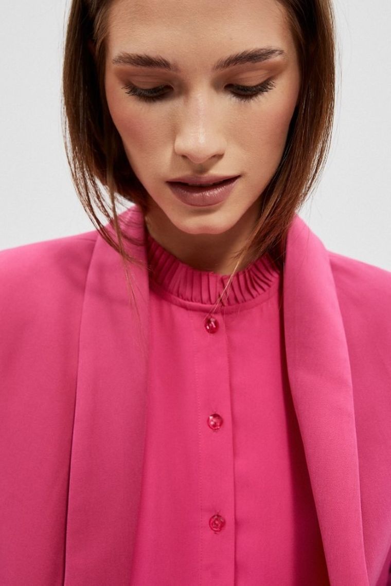 Marynarka damska, różowa, Moodo