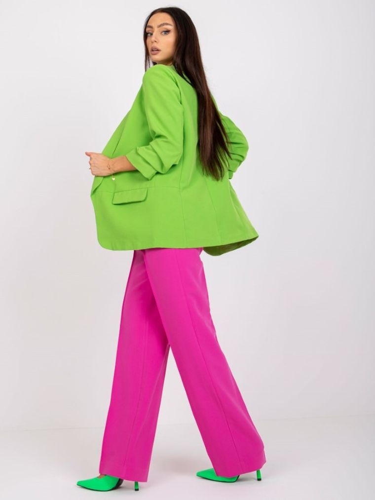 Marynarka damska, zielona, Italy Moda