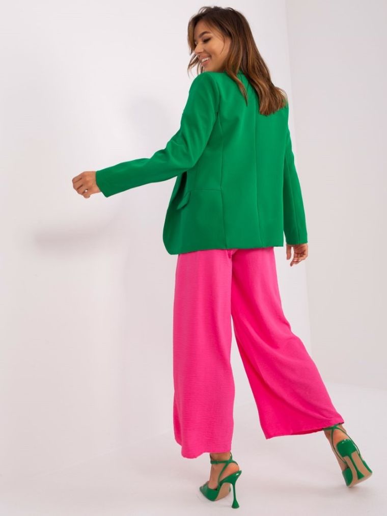 Marynarka damska, zielona, Italy Moda