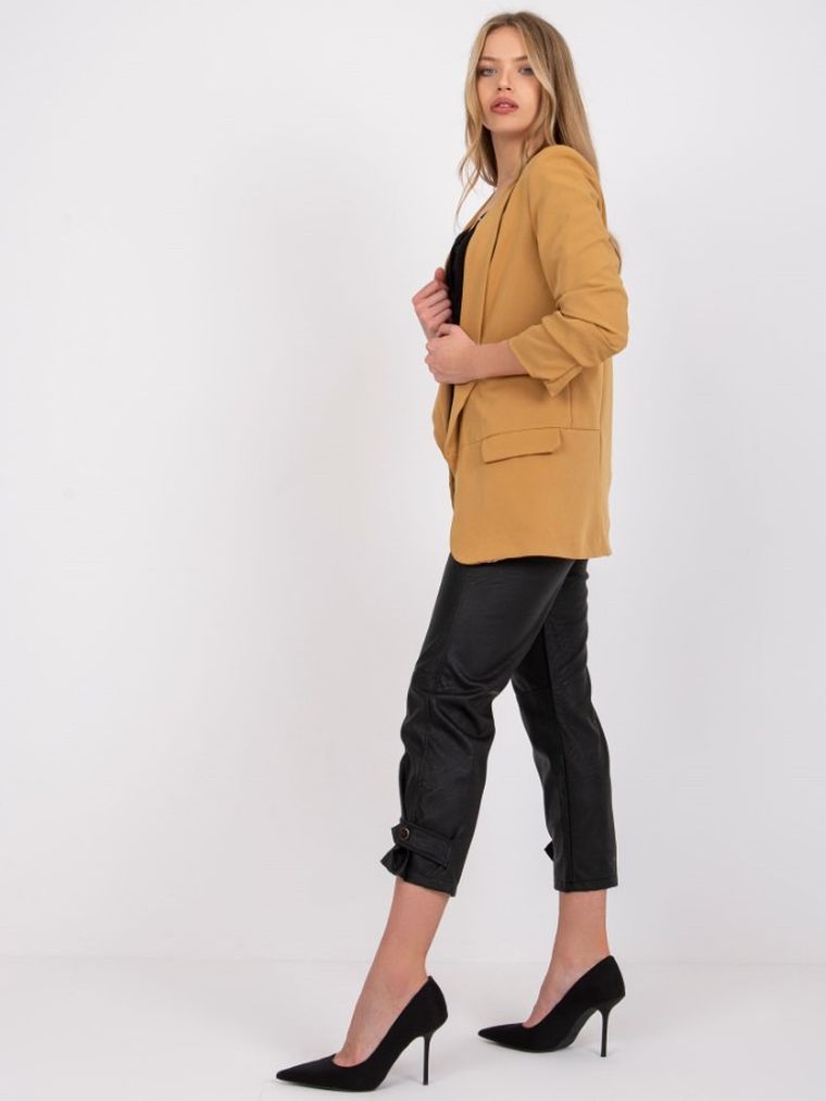 Marynarka damska, złota, Italy Moda