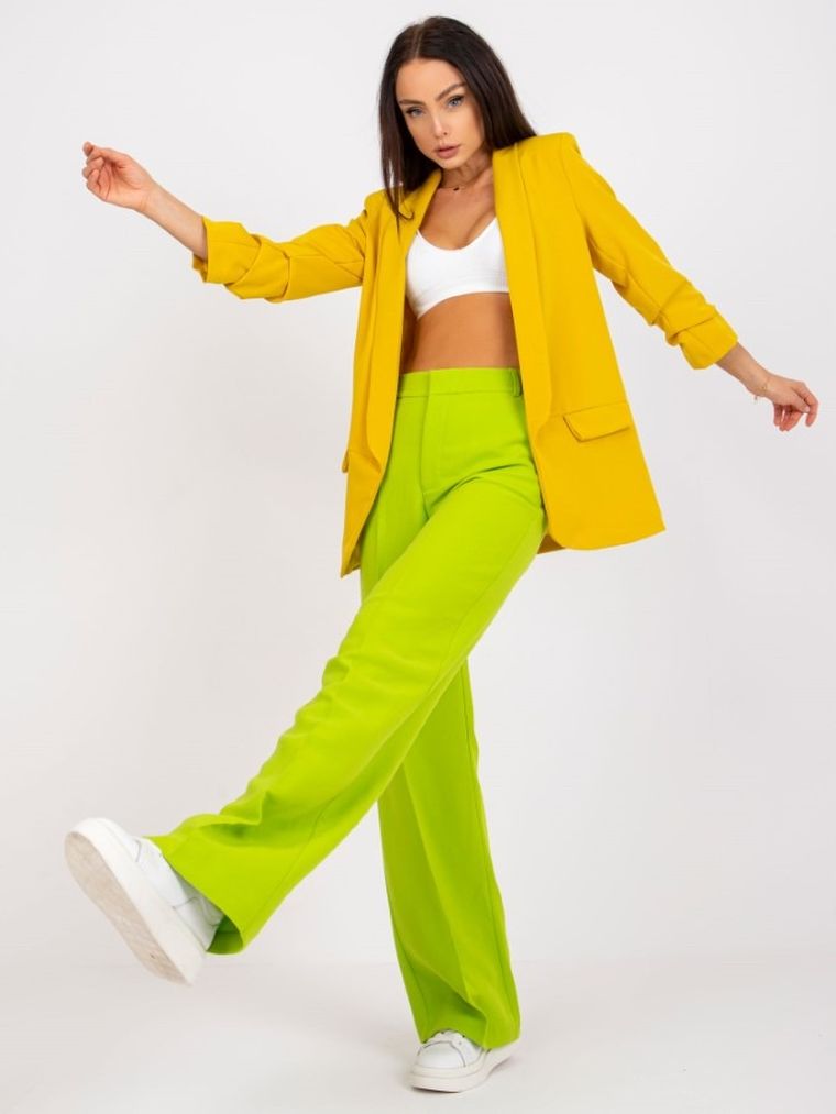 Marynarka damska, żółta, Italy Moda