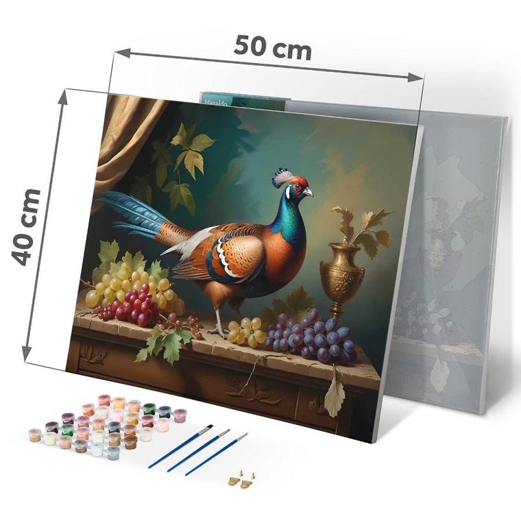 Massido, obraz do malowania po numerach, Bażant, 40-50 cm