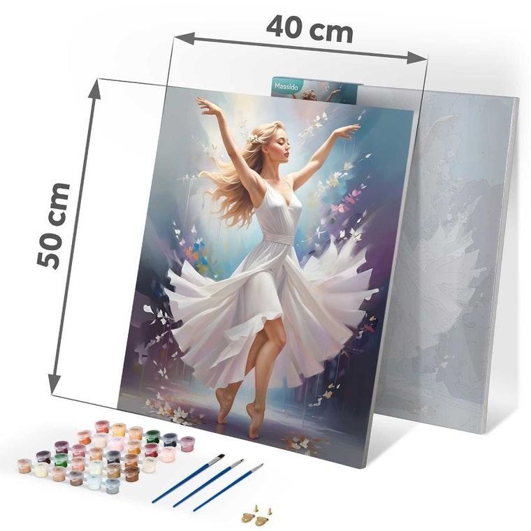 Massido, obraz do malowania po numerach, Tańcząca Kobieta, 40-50 cm