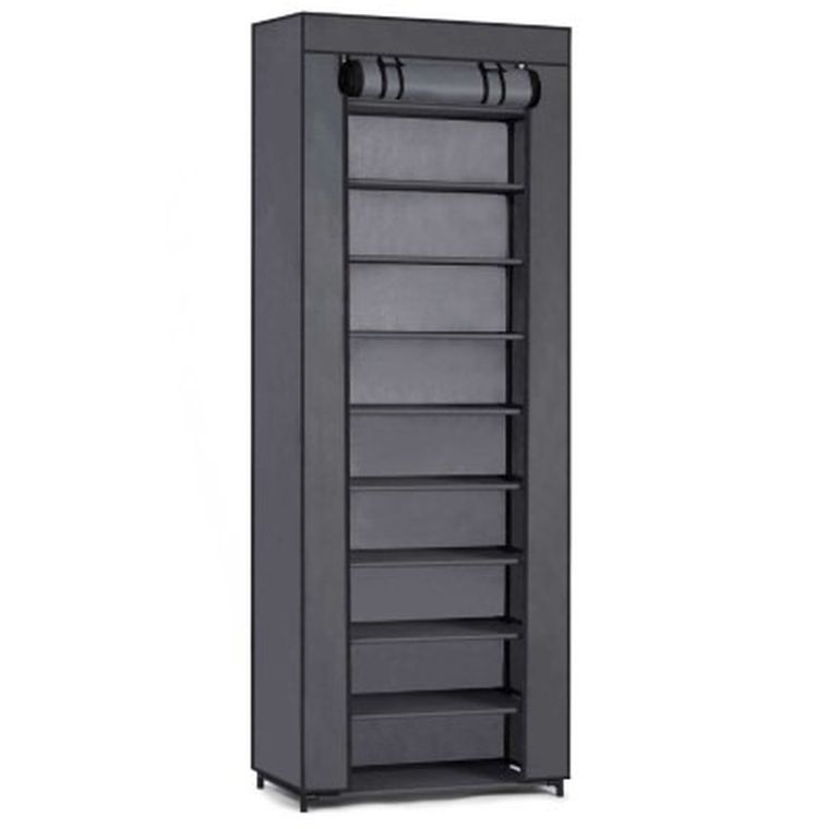 Massido, szafa tekstylna, 58-28-175 cm, grafitowa