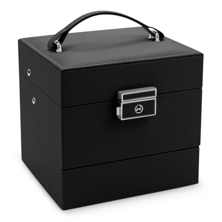 Massido, szkatułka na biżuterię, czarna