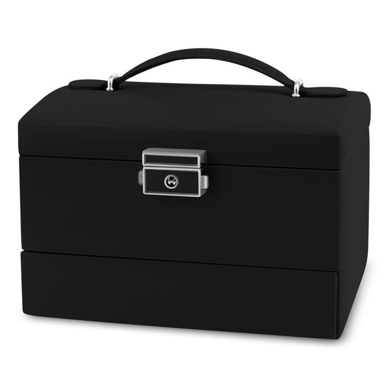 Massido, szkatułka na biżuterię, czarna