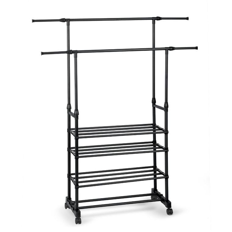 Massido, wieszak na ubrania, czarny