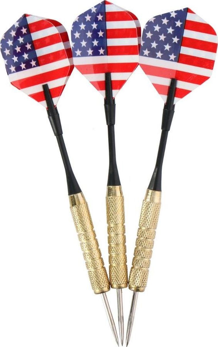 Master Darts, tarcza do darta deluxe sizalowa z rzutkami, 45 cm