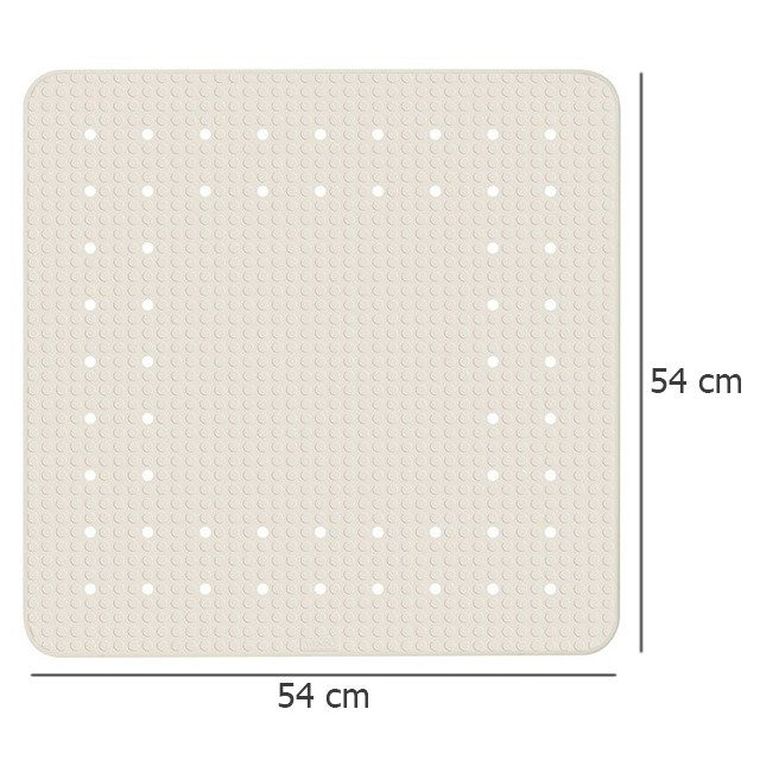 Mata prysznicowa z antypoślizgową, 54-54 cm