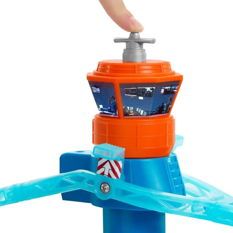 Matchbox, Lotnisko przygód, zestaw do zabawy z autem i samolotem