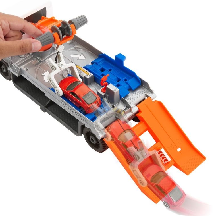 Matchbox, Prawdziwe Przygody, Laweta Pomoc drogowa, zestaw do zabawy