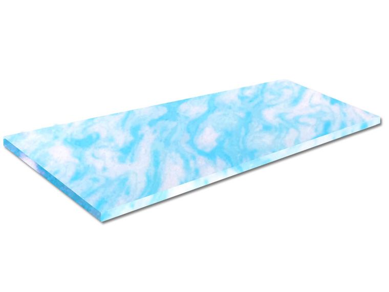 Materace z Gór, Top Marsh Hr Light, materac uniwersalny, nawierzchniowy, wysokoelastyczny, bez pokrowca, 70-180-7 cm