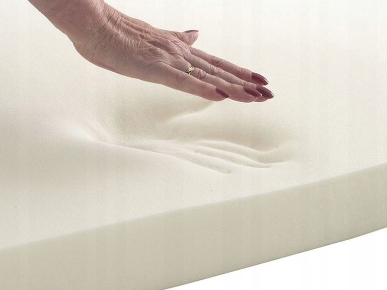 Materace z Gór, Top Marshmalo Visco, materac otulający, nawierzchniowy, termoelastyczny, bez pokrowca, 60-170-6 cm