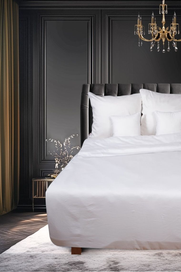 Matex, Gold Line, pościel satynowa, jednobarwna z wypustką, 140-200 cm