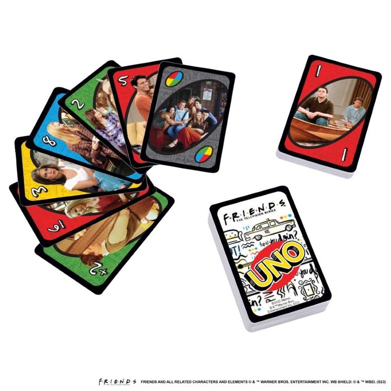 Mattel, UNO, Friends - Przyjaciele, gra karciana