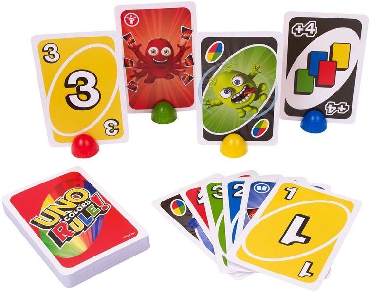Mattel, Uno, Kolory rządzą!, gra karciana