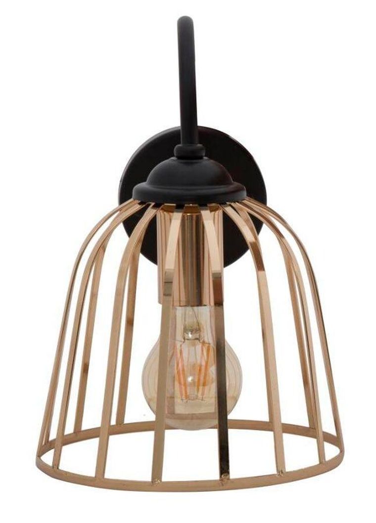 Mauro Ferretti, kinkiet ze złotym kloszem, 18-25-28 cm