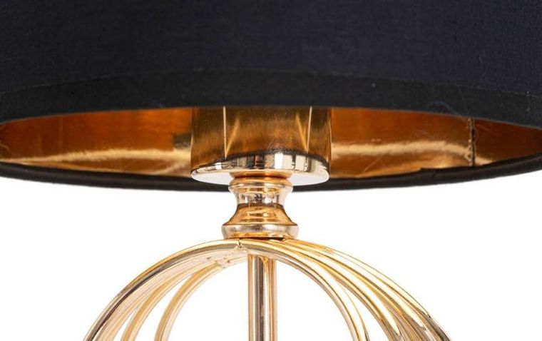 Mauro Ferretti, lampa stołowa ze złotym zdobieniem, Circly