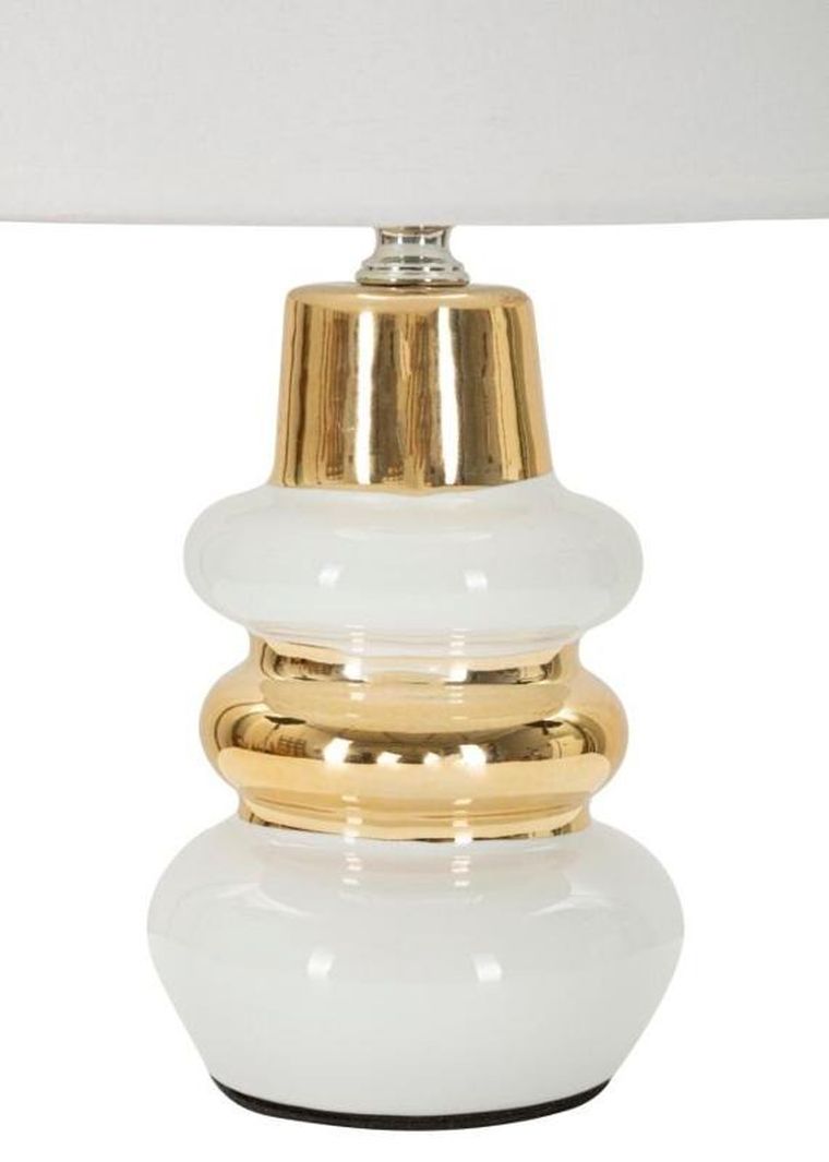 Mauro Ferretti, lampa z ceramiczną podstawą, Tavolo, ø 23 cm