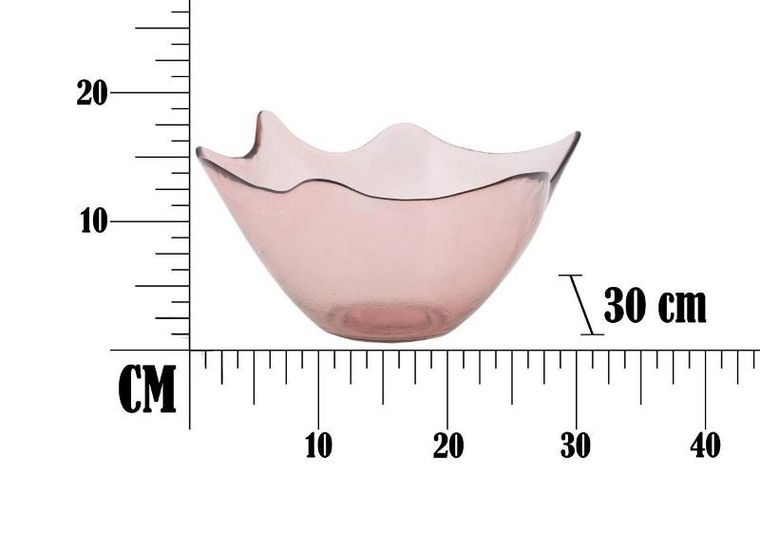 Mauro Ferretti, ozdobna misa ze szkła z recyklingu, Ø 30 cm