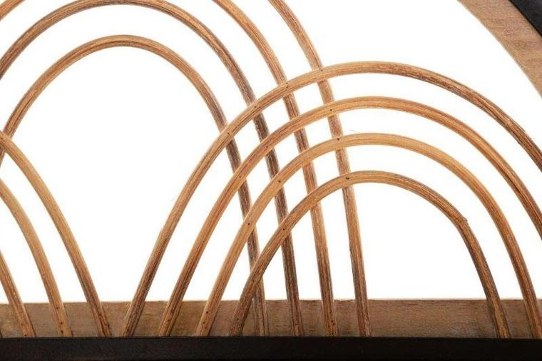 Mauro Ferretti, rattanowa półka ścienna z haczykami