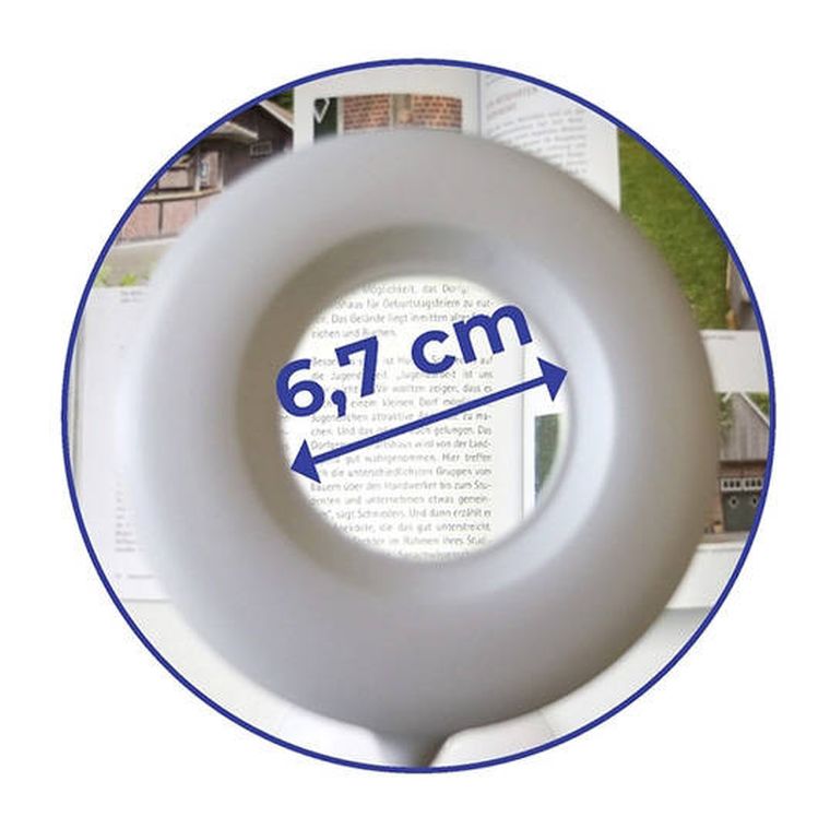 Maximex, lampka na biurko LED z lupą, Ø 14,8 cm