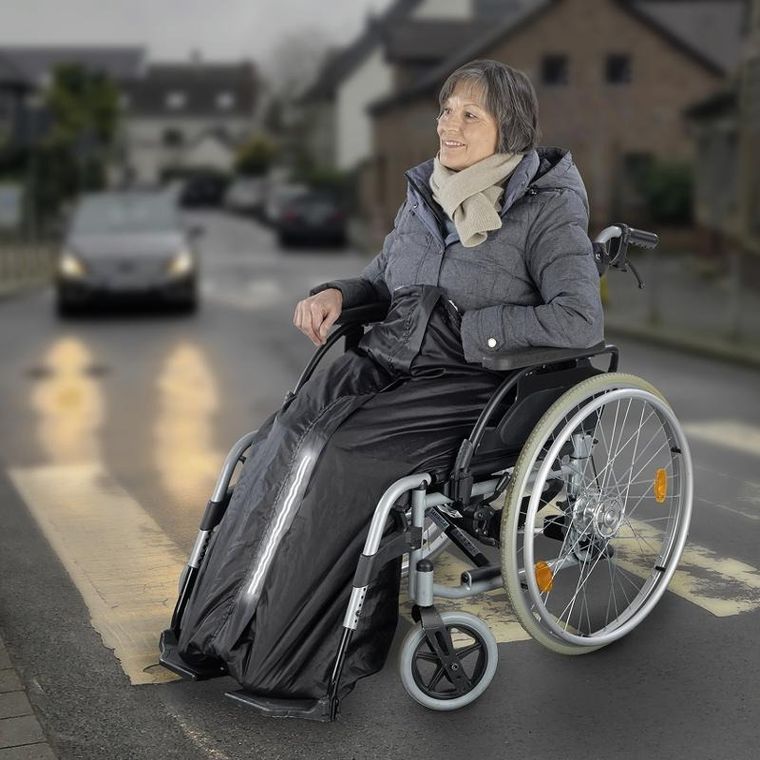 Maximex, ocieplacz do wózka inwalidzkiego, wodoodporny, 130-65 cm