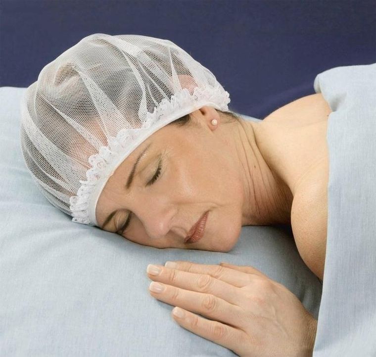 Maximex, siatka na włosy do spania, 2 szt., ø 34 cm