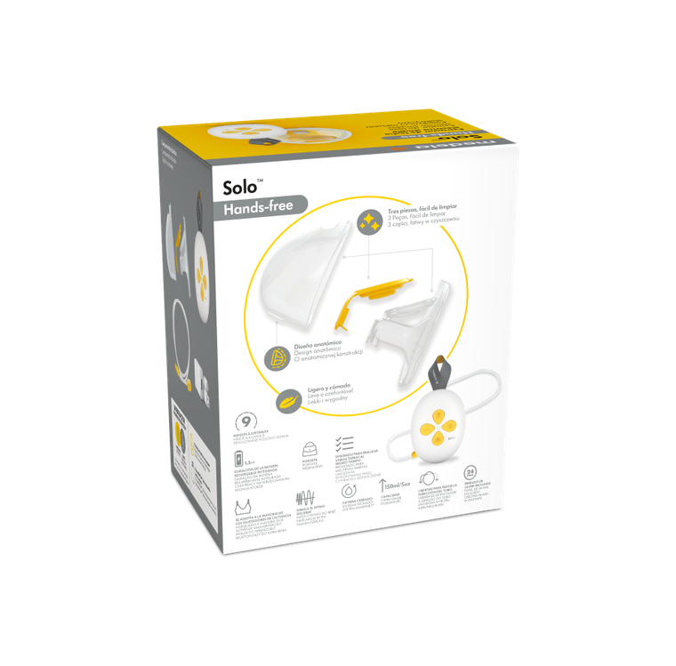 Medela, Solo Hands-Free, przenośny, pojedynczy, laktator elektryczny