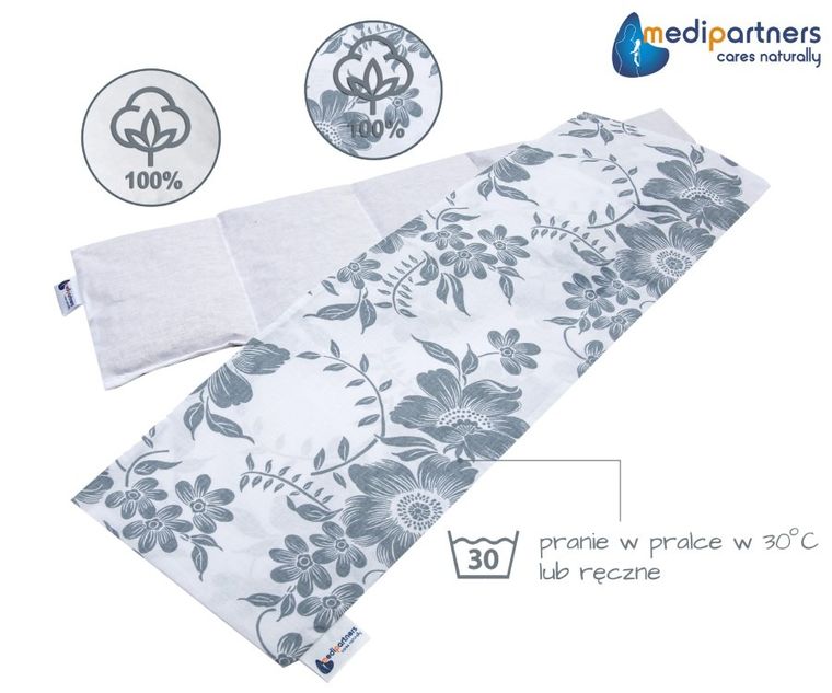 Medi Partners, Berry, termofor 5-komorowy z pestkami wiśni, 20-60 cm