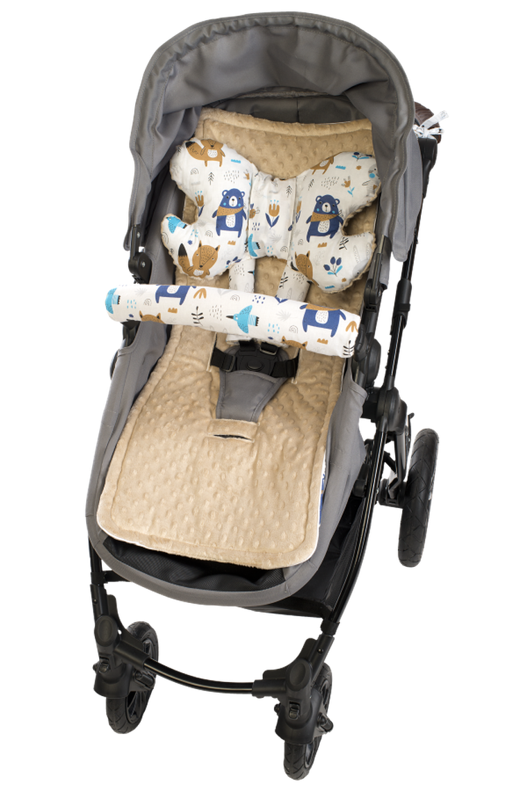 Medi Partners, Boho Animals, wkładka do wózka, zestaw, 4 elementy