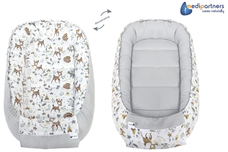 Medi Partners, Jelonki, gniazdo niemowlęce, kokon, wafel, szary
