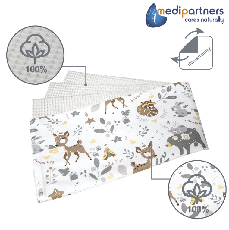 Medi Partners, Jelonki, kocyk, wafel, 75-100 cm