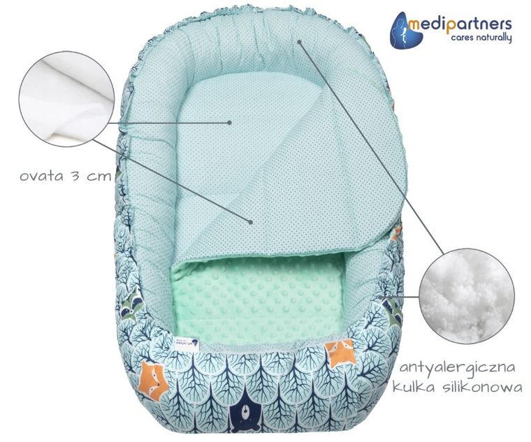 Medi Partners, Las, gniazdo niemowlęce, kokon solo, zielony