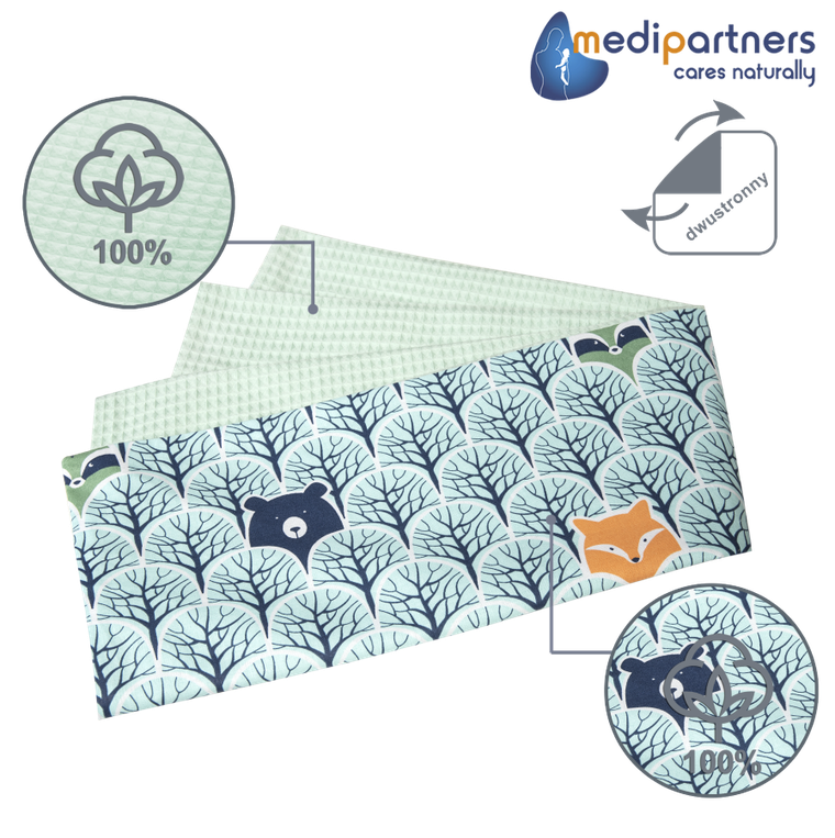 Medi Partners, Las, kocyk, wafel, 75-100 cm