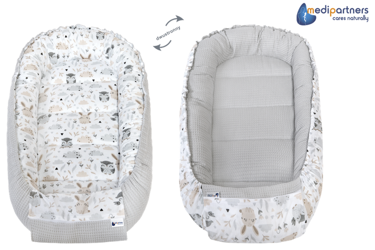 Medi Partners, Polana, gniazdo niemowlęce, kokon, wafel szary