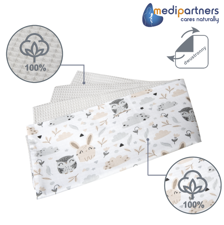 Medi Partners, Polana, kocyk, wafel, 75-100 cm