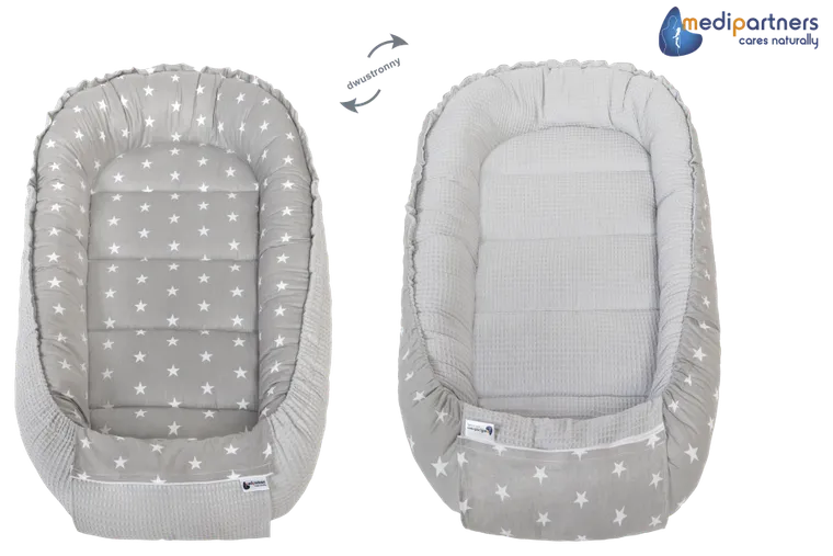 Medi Partners, Stars, gniazdo niemowlęce, kokon, wafel szary