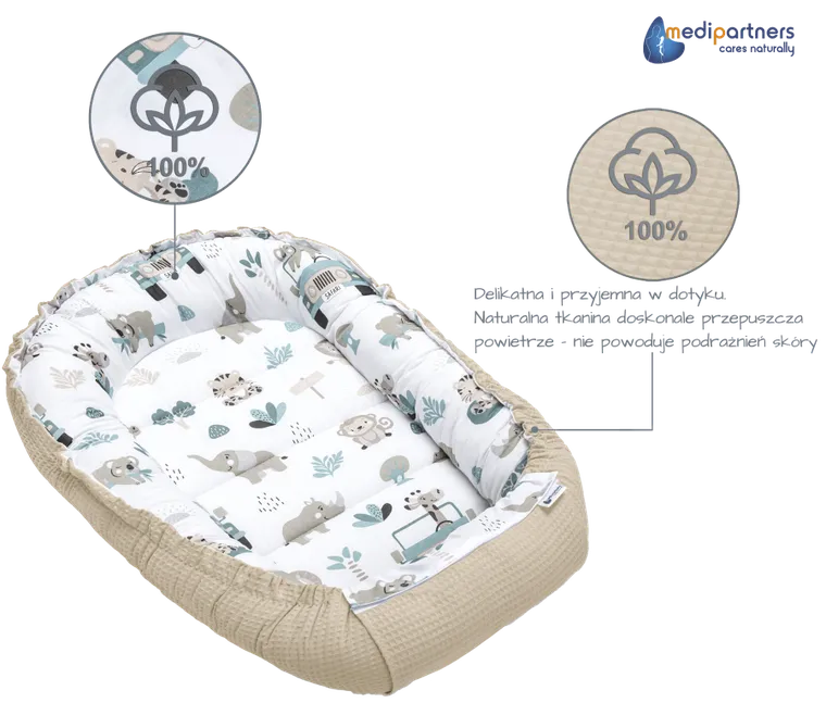 Medi Partners, Zoo, gniazdo dla niemowląt, kokon, wafel