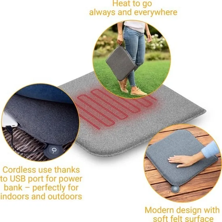 Medisana, poduszka na krzesło, szara, OL 600