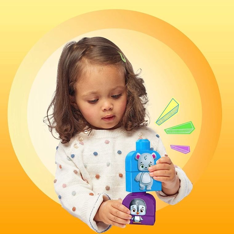 MEGA Bloks, Ekoprzyjaciele Polarne zwierzątka, ekoklocki, zestaw dla malucha