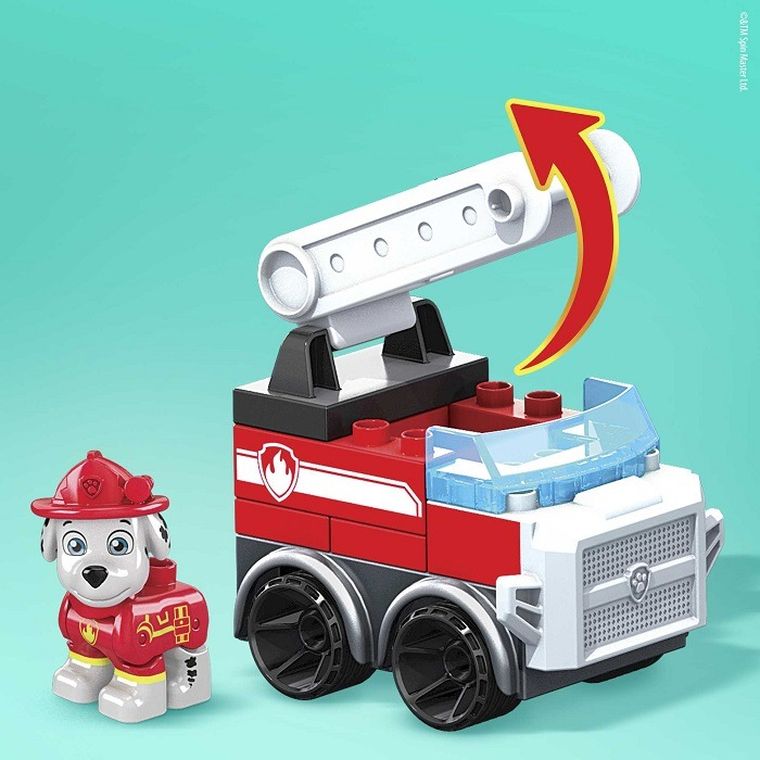 Mega Bloks, Psi Patrol. Zestaw pojazdów ratunkowych, klocki, 87 elementów