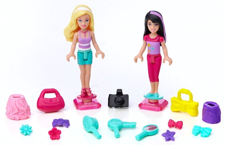 MEGA Bloks, Wspaniały domek Barbie, klocki, 222 elementy