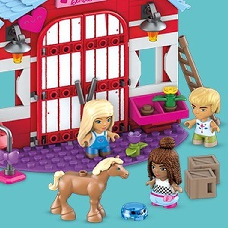 MEGA Construx, Barbie, Stajnia, klocki, 304 elementy